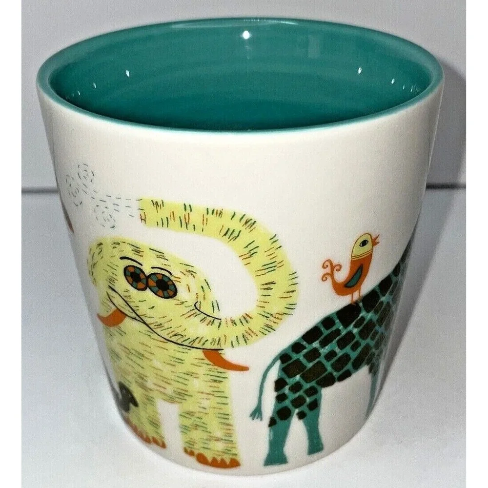 Starbucks Wild Animals Zoo Coffee Mug Cup‎ Child Kids 2008